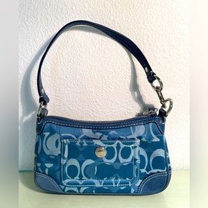 Coach Blue Chelsea Optic C Demi Purse